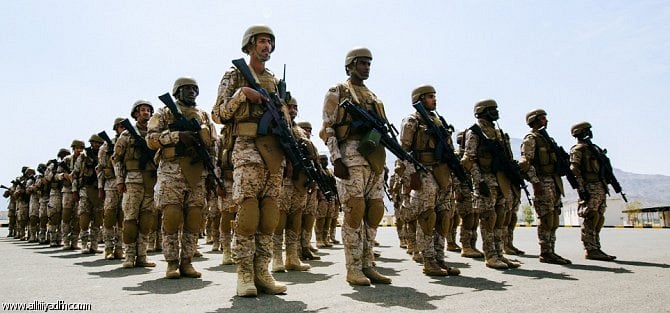 Saudi Force of Paratroopers and Special Forces for missions abroad